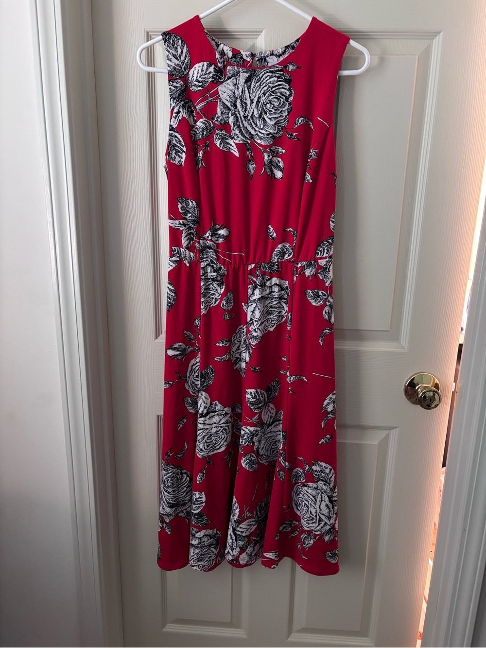 Women's Sleeveless Floral Print Dress
